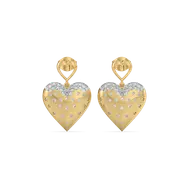 Promise Heart - Lab Diamond Drop Earrings thumbnail 1
