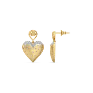 Promise Heart - Lab Diamond Drop Earrings thumbnail 5