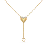 Promise Heart - Lab Diamond Pendant Necklace thumbnail 2