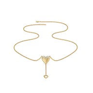 Promise Heart - Lab Diamond Pendant Necklace thumbnail 3