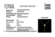 Promise Heart - Lab Diamond Pendant Necklace thumbnail 7