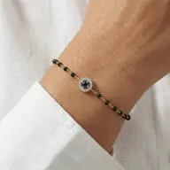 Protective Aura - Lab Diamond Mangalsutra Bracelet thumbnail 2