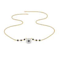 Protective Aura - Lab Diamond Mangalsutra Necklace thumbnail 3