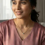 Protective Aura - Lab Diamond Mangalsutra Necklace thumbnail 4