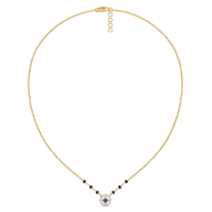 Protective Aura - Lab Diamond Mangalsutra Necklace thumbnail 5