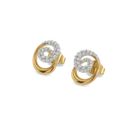 Pure Arc - Lab Diamond Stud Earrings thumbnail 1