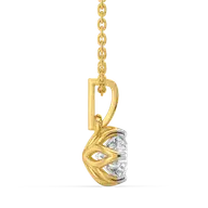 Purely One Solitaire - Pure Gold Lab Diamond Pendant thumbnail 3