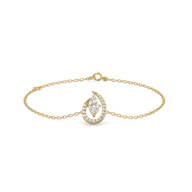 Queen in Marquise - Pure Gold Lab Diamond Bracelet thumbnail 1