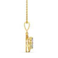 Queen in Marquise - Pure Gold Lab Diamond Pendant thumbnail 4