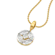 Queen’s Crown - Pure Gold Lab Diamond Pendant thumbnail 3
