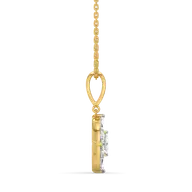 Queen’s Crown - Pure Gold Lab Diamond Pendant thumbnail 4