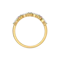 Queen’s Crown  - Pure Gold Lab Diamond Ring thumbnail 3