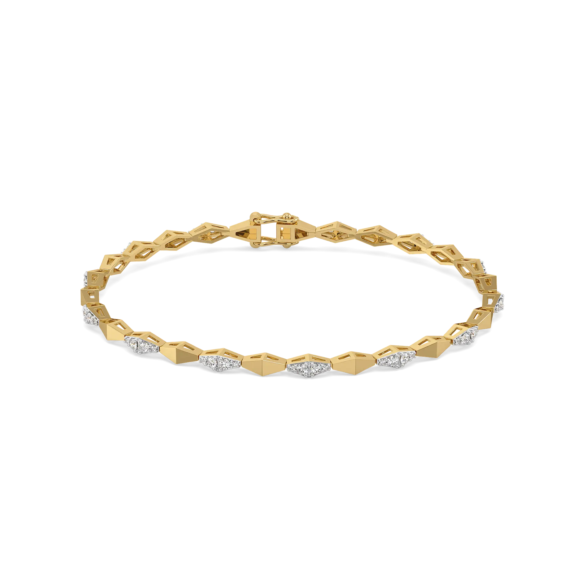 Radiance Edge - Lab Diamond Tennis Bracelet