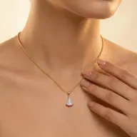 Radiant Ascent - Lab Diamond Ruby Pendant thumbnail 2
