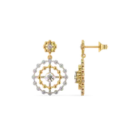 Rain-Dance - Lab Diamond Solitaire Earrings thumbnail 5