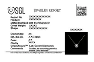 Rain-Dance - Lab Diamond Solitaire Necklace thumbnail 6