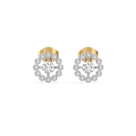 Rain-Dance - Lab Diamond Stud Earrings thumbnail 2