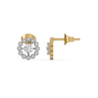 Rain-Dance - Lab Diamond Stud Earrings thumbnail 3