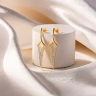 Rebel - Lab Diamond Drop Earrings thumbnail 3
