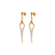 Rebel - Lab Diamond Drop Earrings thumbnail 5