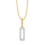 Recto Charm - Lab Diamond Pendant thumbnail 1