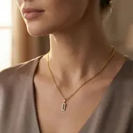 Recto Charm - Lab Diamond Pendant thumbnail 4