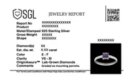 Regal Amethyst - Lab Diamond Square Ring thumbnail 5