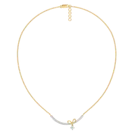 Ribboned Dreams - Lab Diamond Necklace thumbnail 4