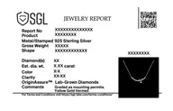 Ribboned Dreams - Lab Diamond Necklace thumbnail 5