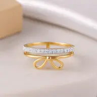 Ribboned Dreams - Lab Diamond Ring thumbnail 1