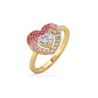 Rosé Heart - Pure Gold Lab Diamond Rings thumbnail 1
