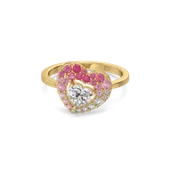 Rosé Heart - Pure Gold Lab Diamond Rings thumbnail 2