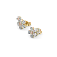 Rosy Garden - Lab Diamond Stud Earrings thumbnail 1
