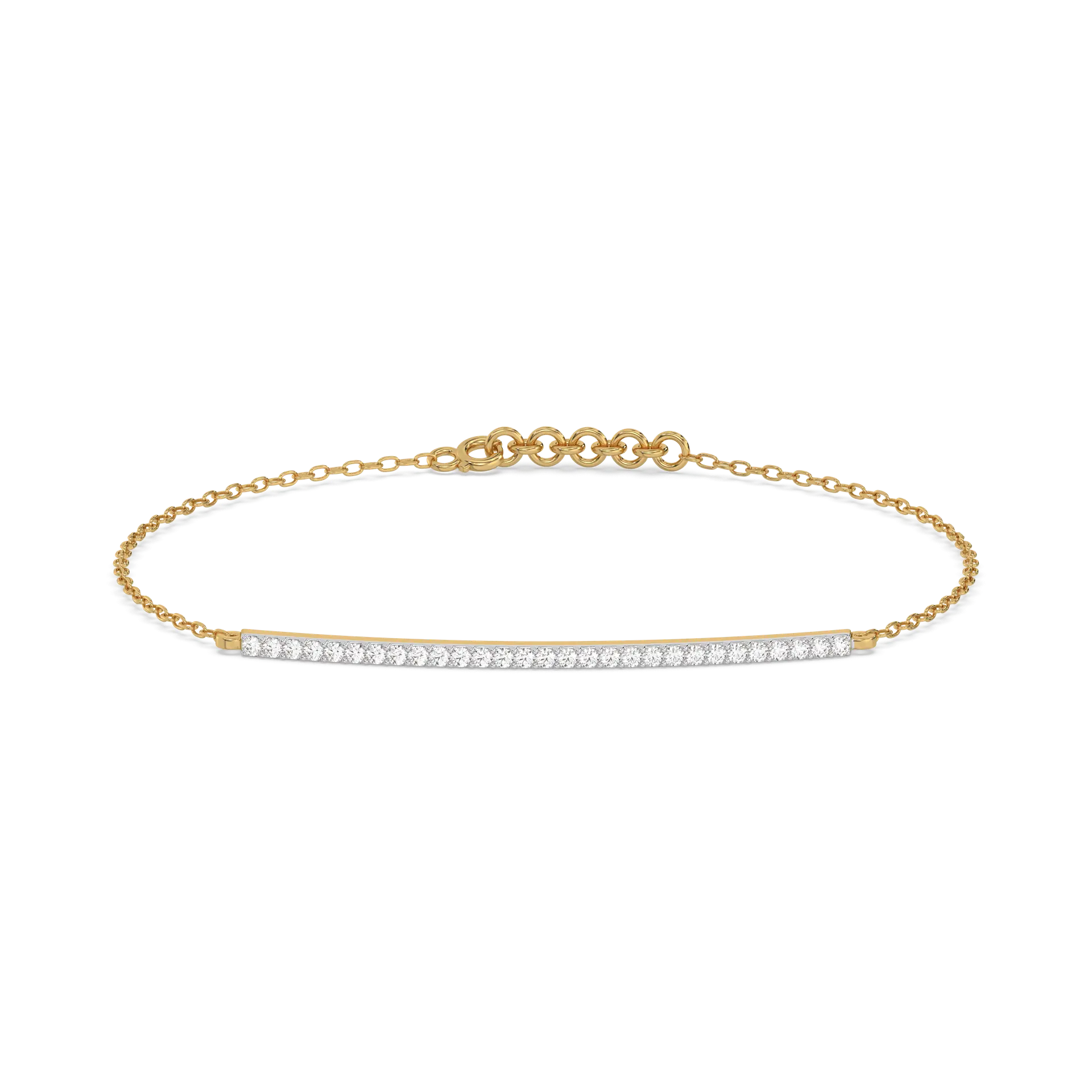 Row of Radiance - Lab Diamond Bracelet — image 1