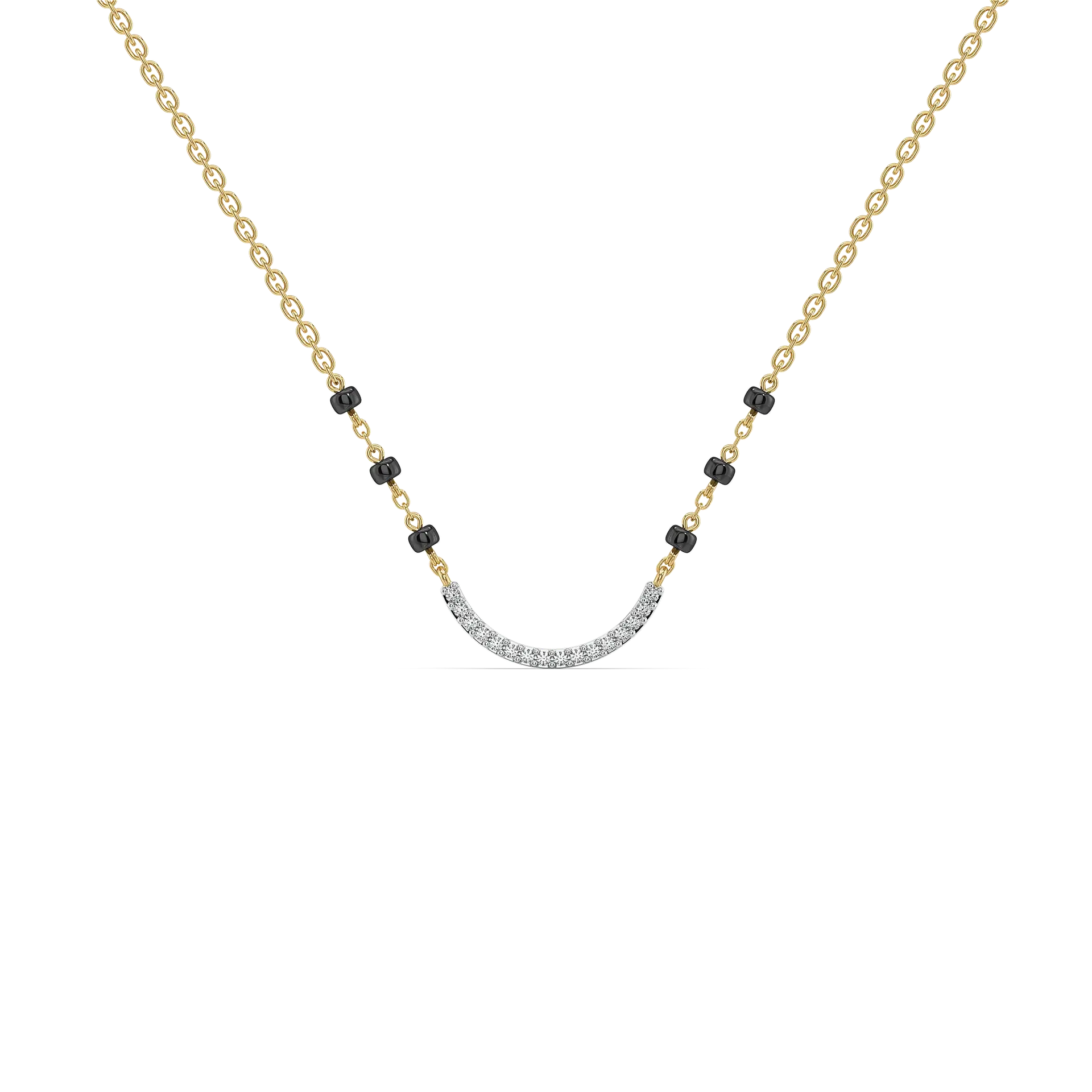 Sacred Arc - Lab Diamond Mangalsutra Necklace