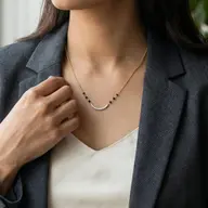 Sacred Arc - Lab Diamond Mangalsutra Necklace thumbnail 2