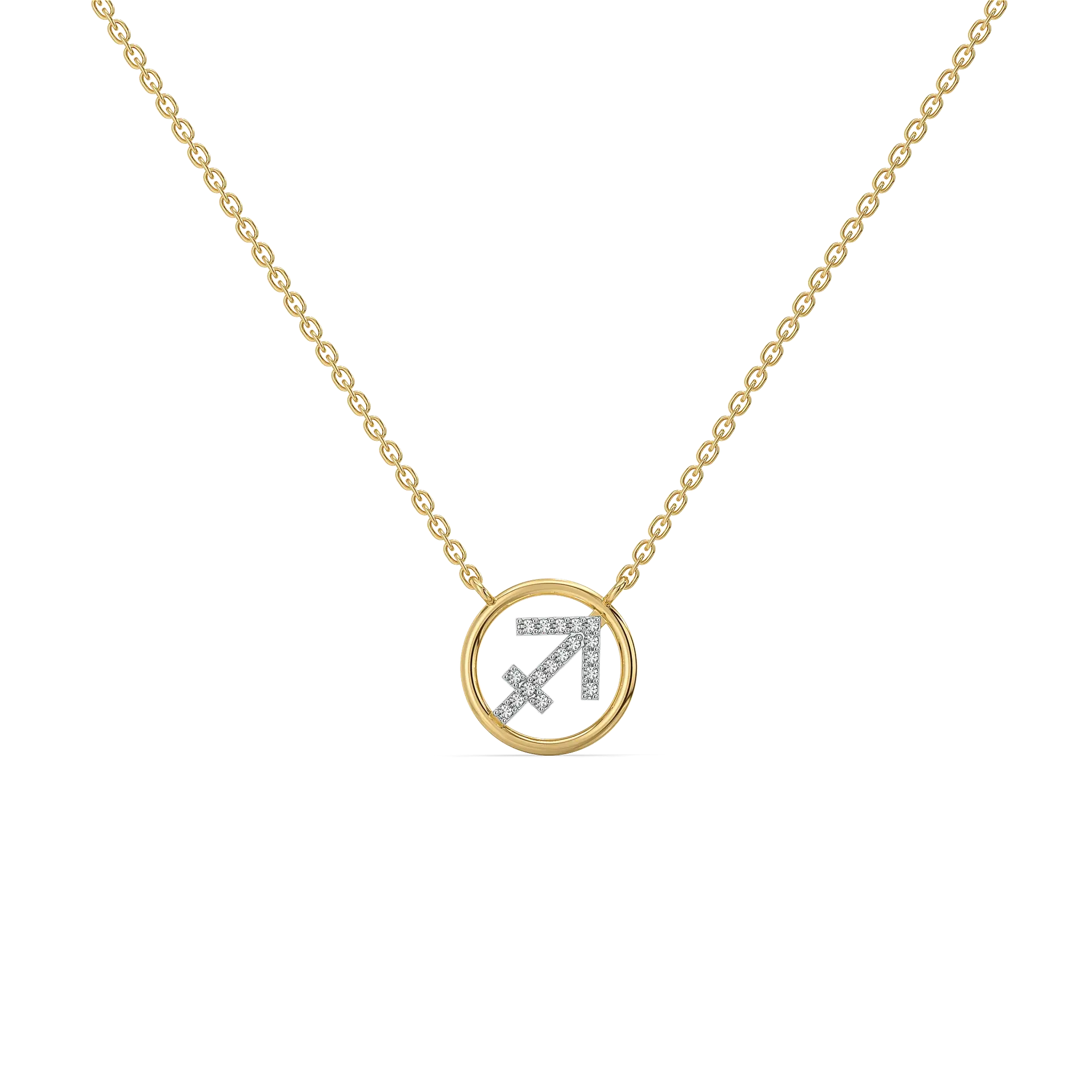Sagittarius Trail - Lab Diamond Necklace — image 1