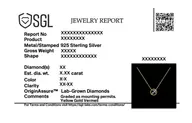 Sagittarius Trail - Lab Diamond Necklace thumbnail 5