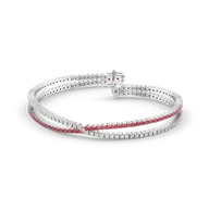 Scarlet Whisper - Lab Diamond Tennis Bracelet thumbnail 2