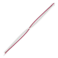 Scarlet Whisper - Lab Diamond Tennis Bracelet thumbnail 3