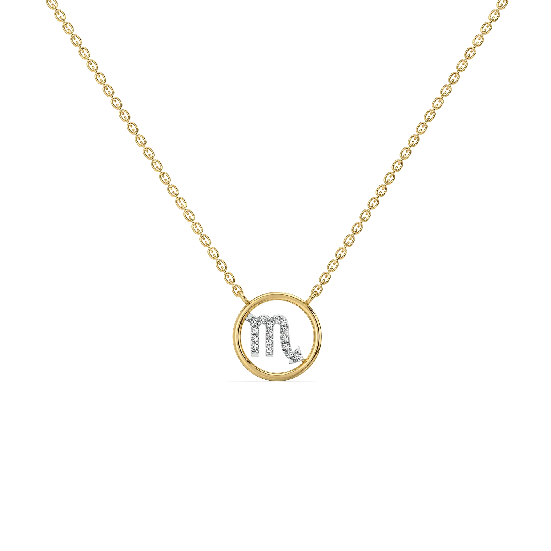 Scorpio Flame - Lab Diamond Necklace — image 1