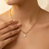 Secret Note - Lab Diamond Necklace thumbnail 3