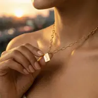 Secret Note - Lab Diamond Necklace thumbnail 5