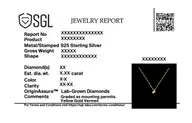 Secret Note - Lab Diamond Necklace thumbnail 7