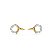Serene Tail - Lab Diamond Stud Earrings thumbnail 1