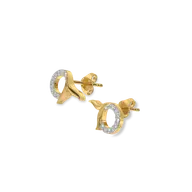 Serene Tail - Lab Diamond Stud Earrings thumbnail 4
