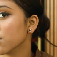 Serene Tail - Lab Diamond Stud Earrings thumbnail 6