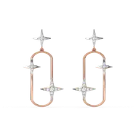 Shooting Star - Lab Diamond Drop Earrings thumbnail 1