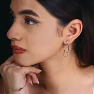 Shooting Star - Lab Diamond Drop Earrings thumbnail 6