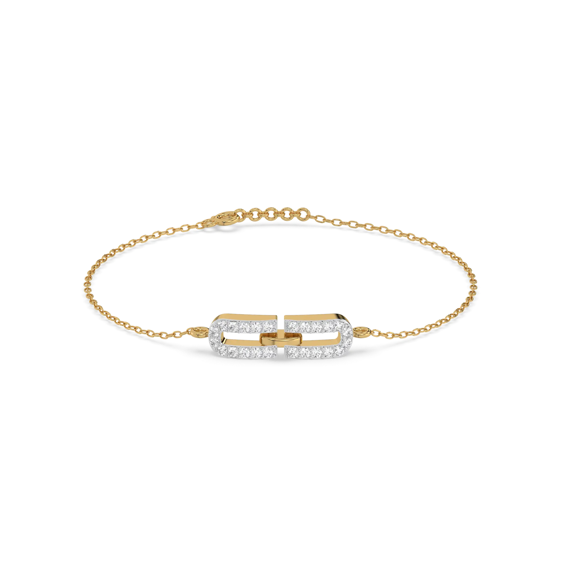 Single Link - Lab Diamond Bracelet — image 1